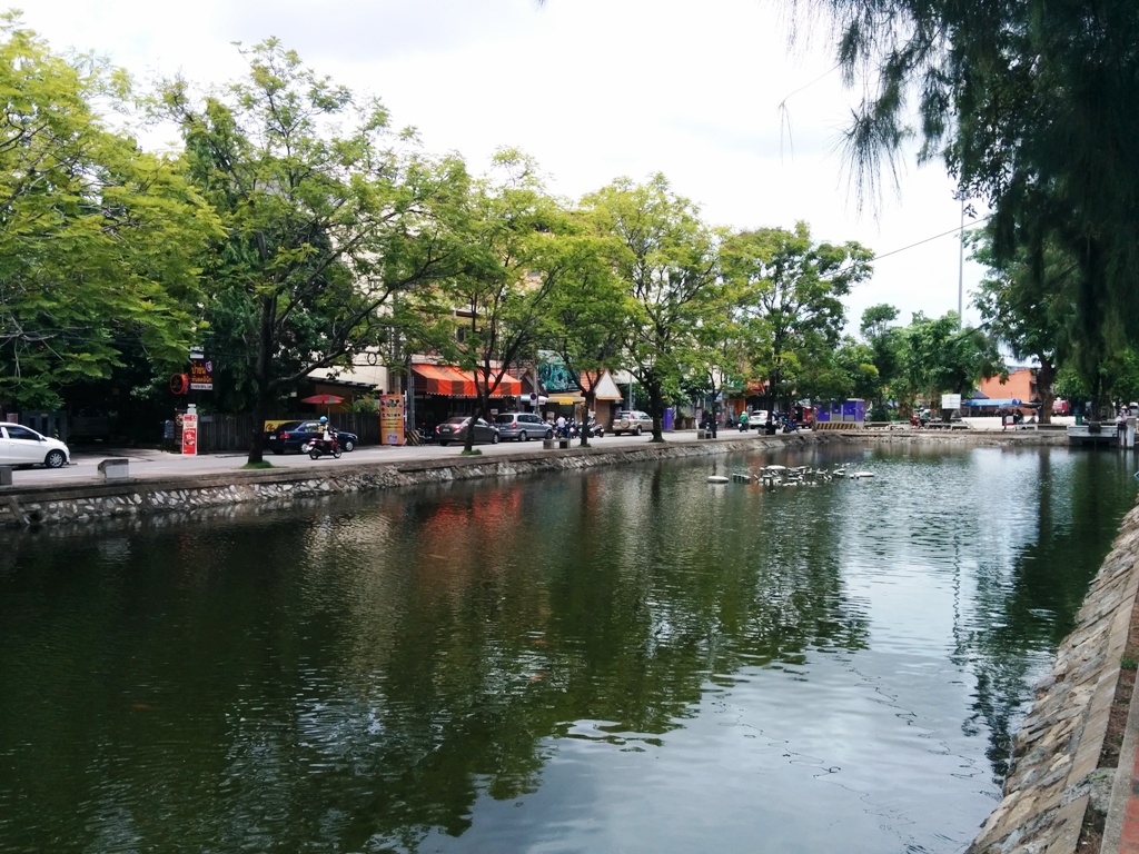 清邁古城區的護城河