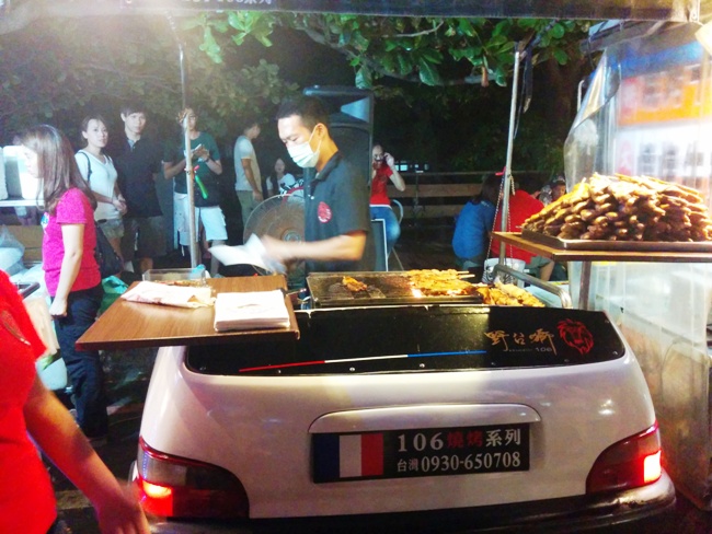 超有型的燒烤街邊檔