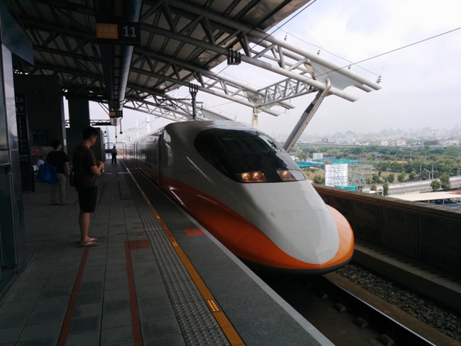 很有霸氣的台灣高鐵