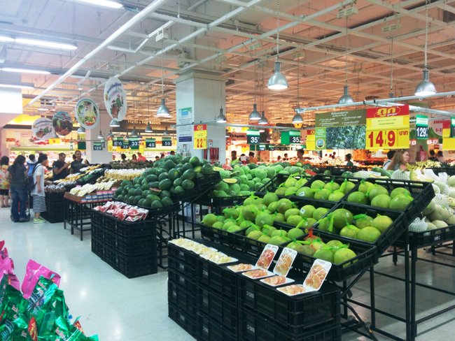 很多很新鮮的水果